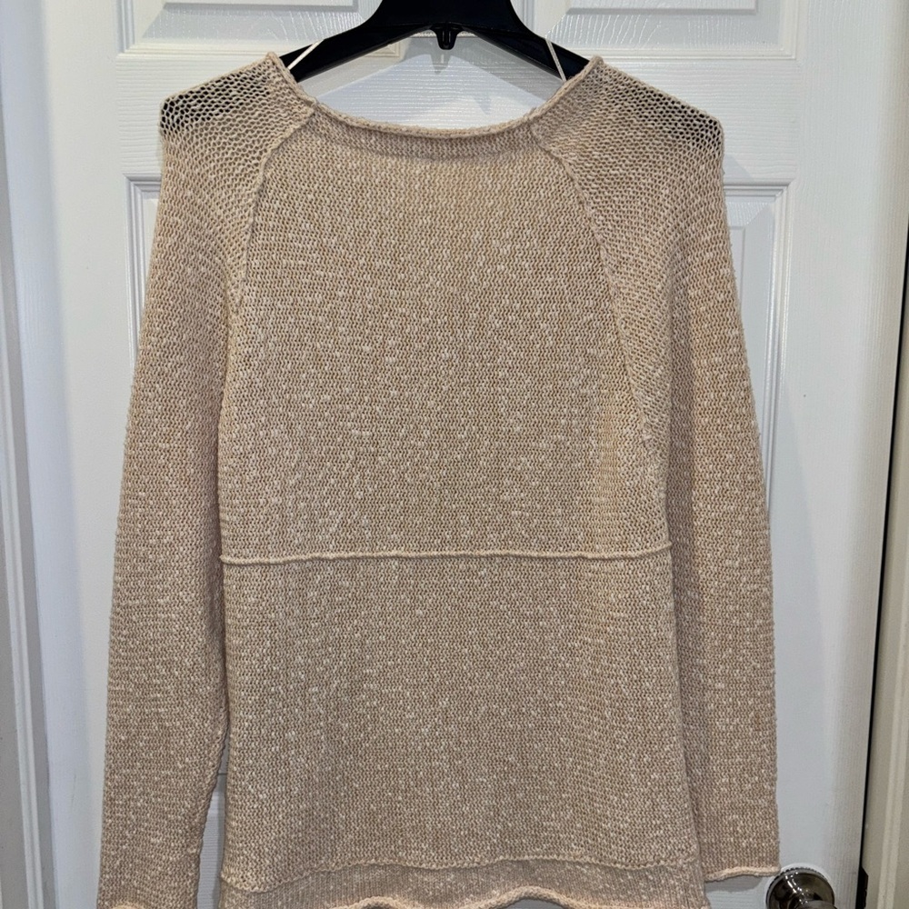 Free People Bright Lights V-Neck Sweater SZ M - Picture 5 of 12